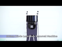 Máquina sin dolor del soprano de la longitud de onda del diodo del laser del retiro triple vertical del pelo